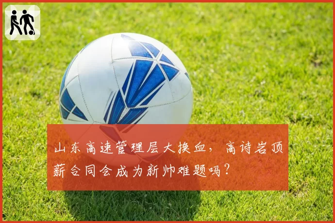 山东高速管理层大换血,高诗岩顶薪合同会成为新帅难题吗?
